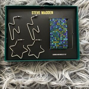 Steve Madden Earring and Bracelet Set